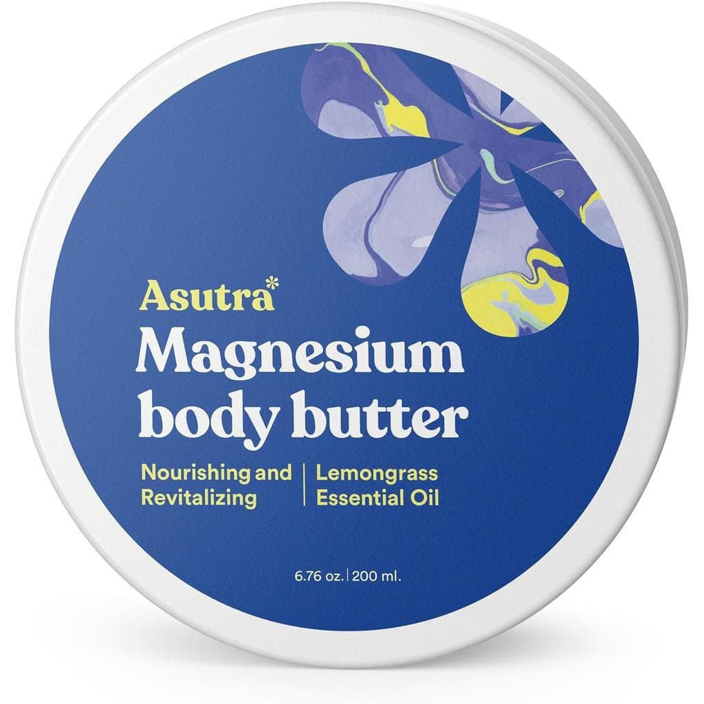 ASUTRA Loção Corporal de Manteiga, 6.76oz, Hidratante com Manteiga de Karité e Óleo de Amêndoa, Qualidade Premium, Óleo