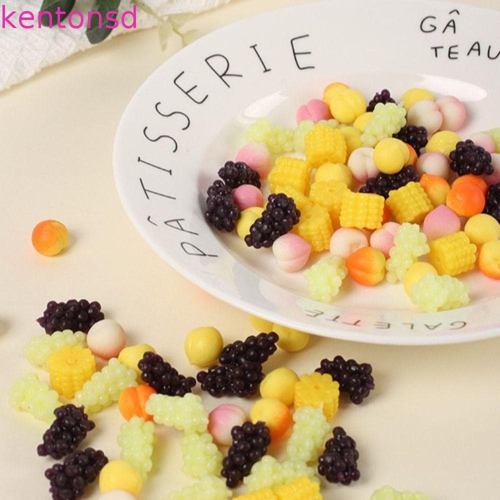 Brinquedo De Apertar Pêssego KENTONSD , Brinquedos Sensoriais Milho , Modelo De Frutas De Simulação De Uvas