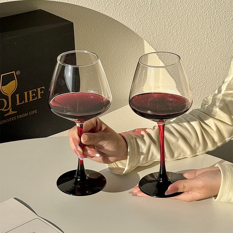 Primeiro rolo High-End sentimento caixa de presente conjunto presentes copo de vinho tinto taça borgonha copo de vinho h