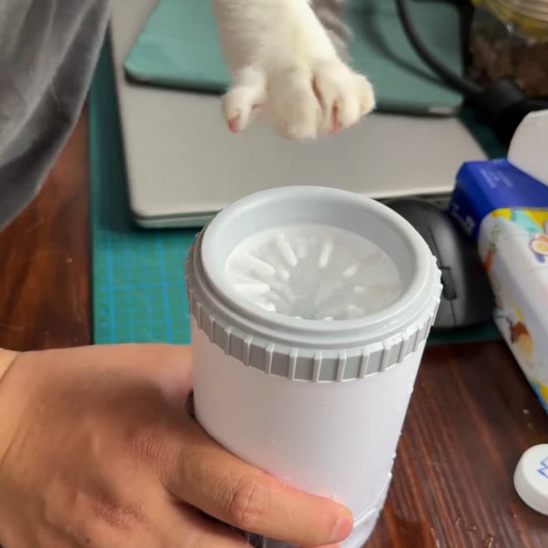 Pet pé lavadora pé lavagem copo limpeza escova de Silicone garra lavadora suprimentos gato cão pata ferramenta útil Shib
