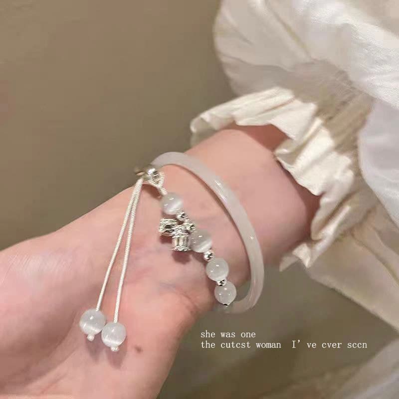 pulseira pulseira feminina Novo estilo chinês lírio do vale meia pulseira feminina suave sensação legal nicho luz luxo C