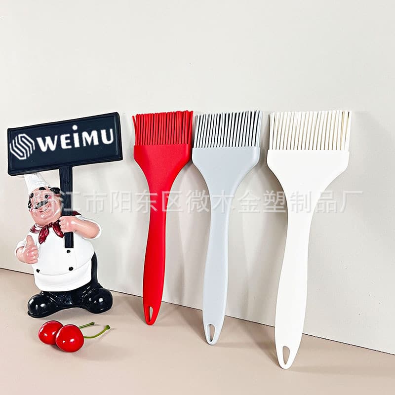 Pincel de silicone de qualidade alimentar, resistente a altas temperaturas, para uso na cozinha, para panquecas e churra