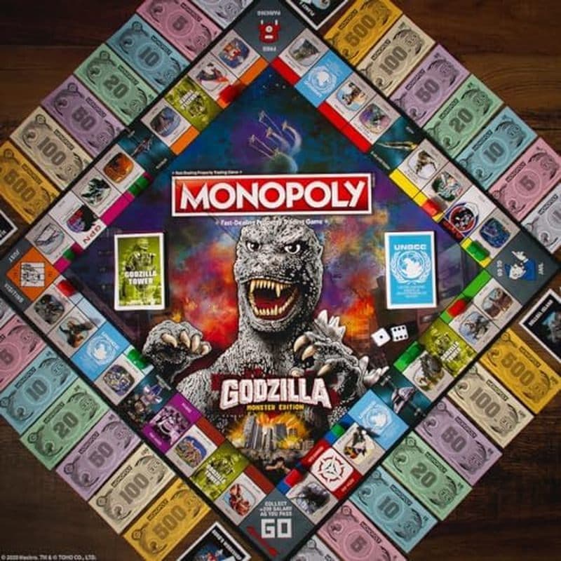 Godzilla On Mon Clássico Monopólio Familiar Lo Kaiju Características No País Monster Franquia Colecionável Incestastic D