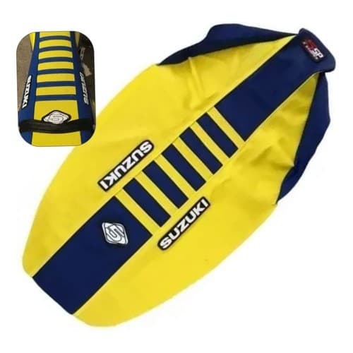 Capa De Banco 5inco Antiderrapante Para Suzuki Rmz 250/450 Amarelo