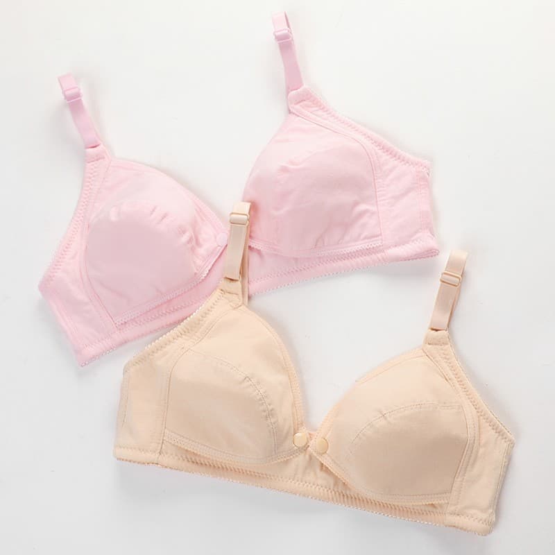 Boa venda dois Breasted mamãe gravidez confinamento roupa interior de enfermagem macio confortável algodão bonito volta