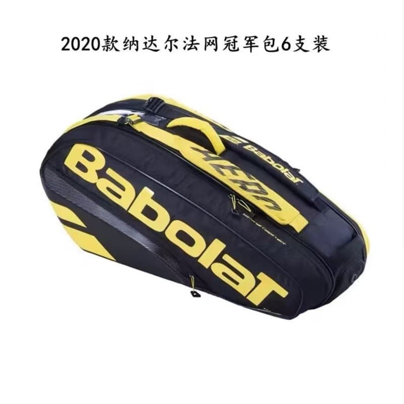 Raquete de tênis quente Net masculino feminino mochila Nadal de um ombro mochila de grande capacidade multifuncional pac