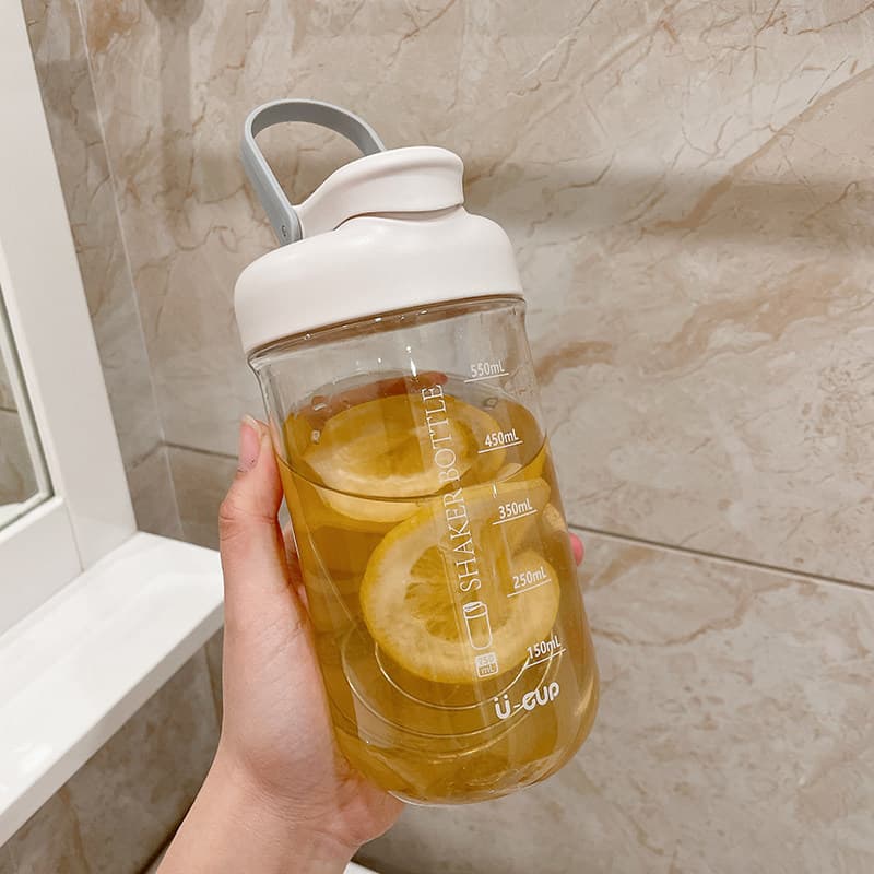 Copo Shaker feminino proteína em pó refeição substituição Milkshake liquidificador copo de Fitness esportes copo de água