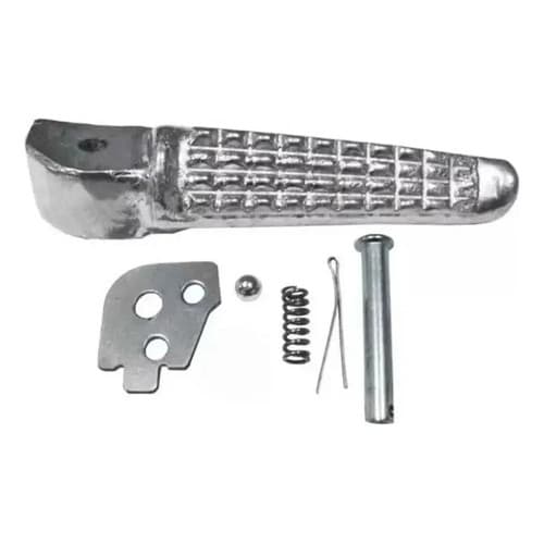 Pedaleira Traseira Aluminio p/ moto Honda Cb 500 2016 2017 2018 2019 2020 2021 2022 2023 Lado Direito