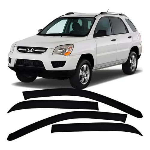 Calha De Chuva Defletor Sportage 2005 A 2010 4 Portas