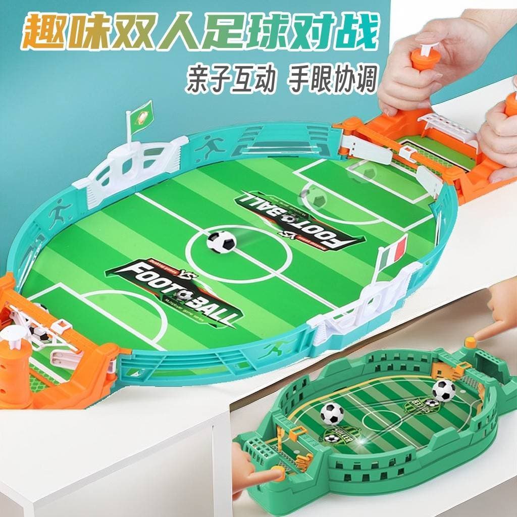 Jogo de mesa educacional para crianças, dois jogadores, batalha de futebol, jogo de tabuleiro, interação pai-filho, jogo