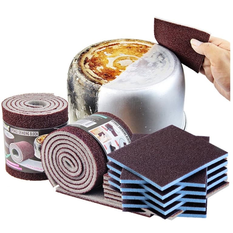 1 esponja abrasiva mágica, adequada para limpeza doméstica/utensílios de cozinha/acessórios de lavagem/remoção de ferrug