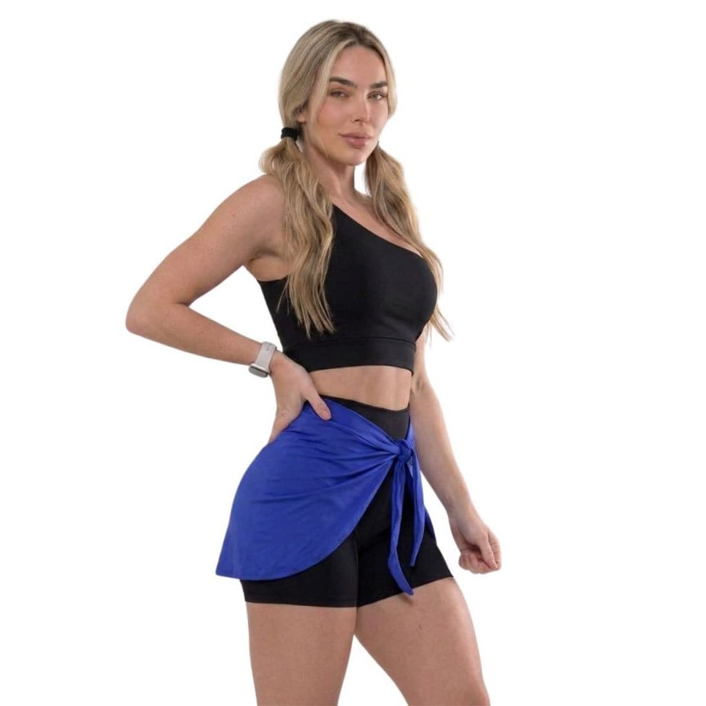 Saia Tapa Bumbum Feminina Academia Malhar Ginástica Crossfit Caminhada Treino 1 2 Ou 3 Uni