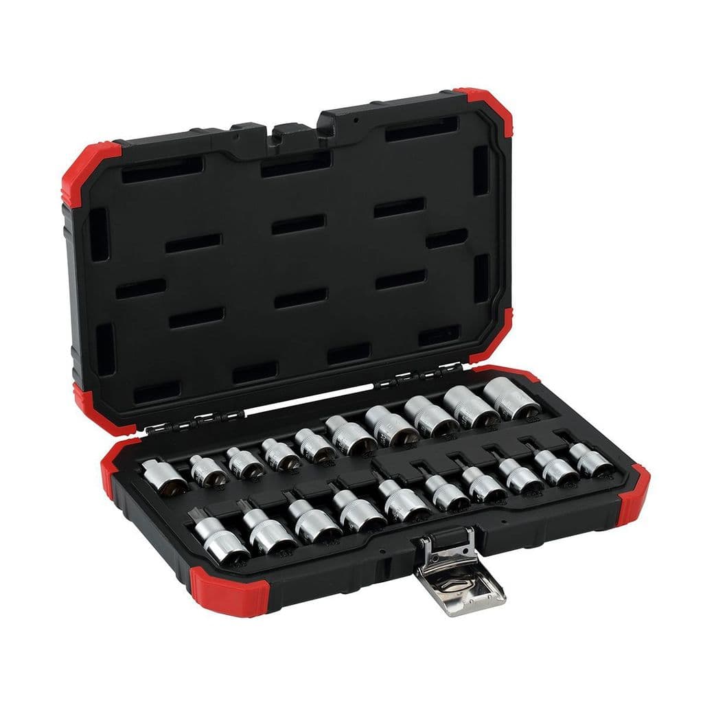 Jogo Chave Soquete 3/8"-1/2" Torx 20 Peças E8-20 T10-5 R68003020 Gedore RED