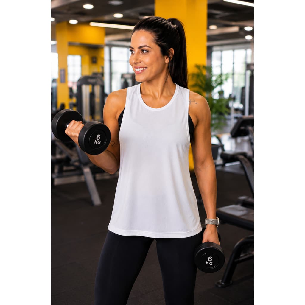 Camiseta  Fitness Feminina  Arejada Academia