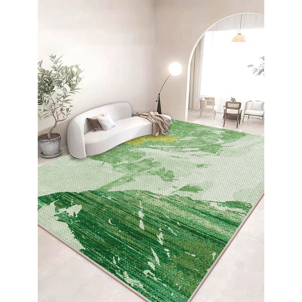 Tapete de seda gelo para sala de estar, sensação de alta qualidade, sem enxágue, apagável, respirável, antiderrapante, n