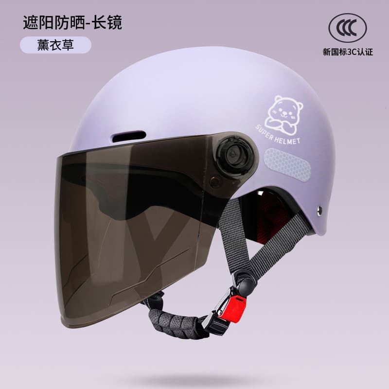 Bateria carro quatro estações 3c masculino elétrico padrão nacional novo Universal certificado capacete de segurança sen