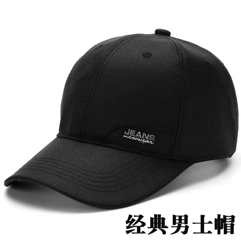 Chapéu de idosos de meia-idade masculino primavera outono boné de pico boné de pano para idosos boné de beisebol fino pr