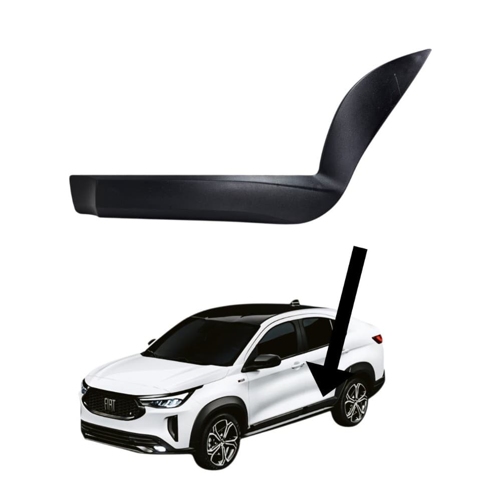 Friso porta traseira esquerda fastback 1.3 2023 até 2026