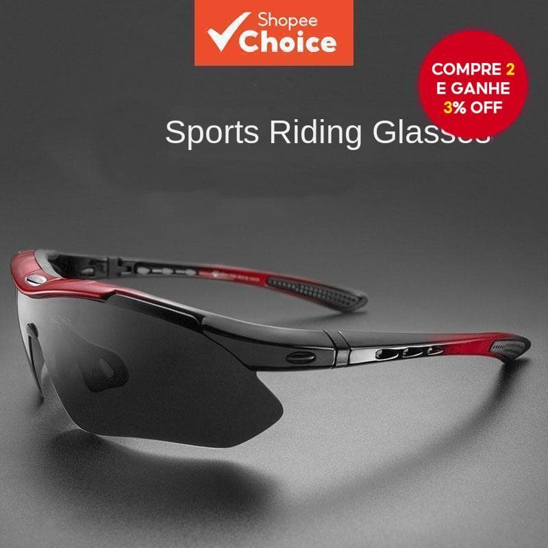 Óculos De Sol Esportivos À Prova De Vento Com Cobertura Total Para Ciclismo Ao Ar Livre Masculino
