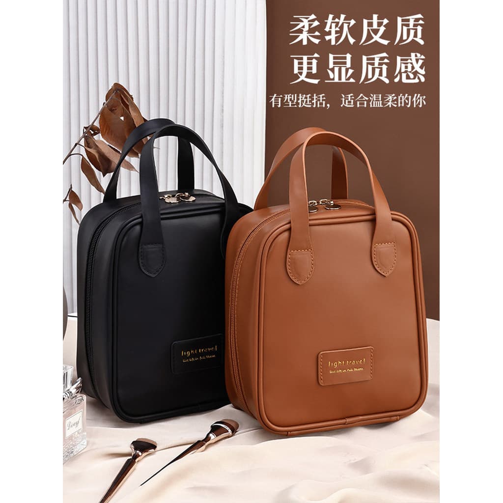 Bolsa cosmética japonesa feminina portátil de grande capacidade 2024 novo estilo High-End bolsa de armazenamento de prod