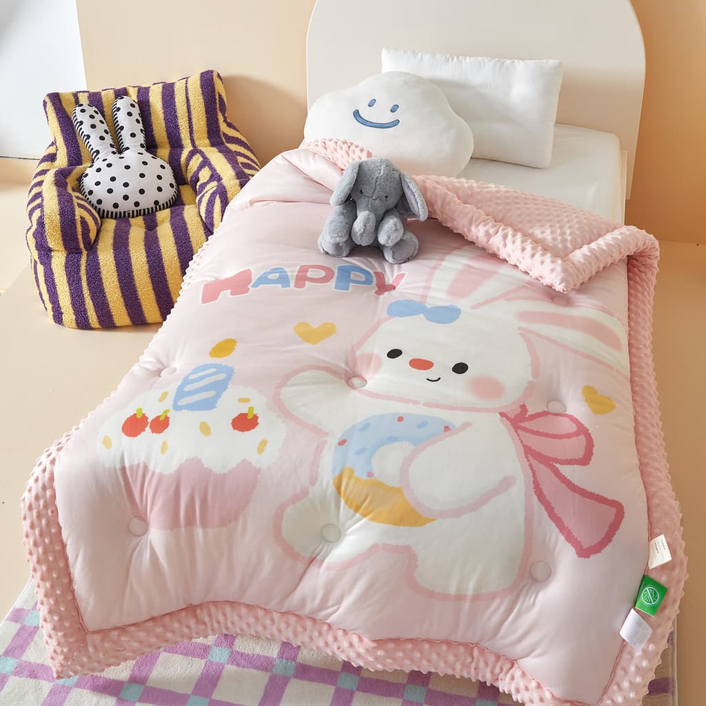 Crianças Doudou colcha inverno colcha núcleo classe A mãe bebê antibacteriano primavera outono colcha jardim de infância