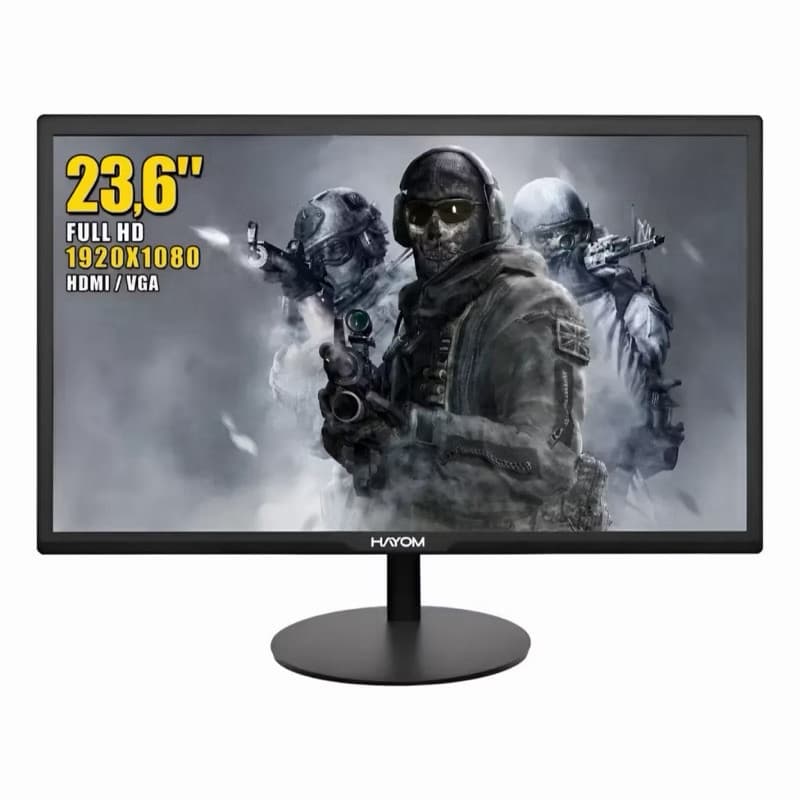 Monitor Gamer 23.6" Led Hayom Mo6005 Full Hd 1920x1080 75hz
