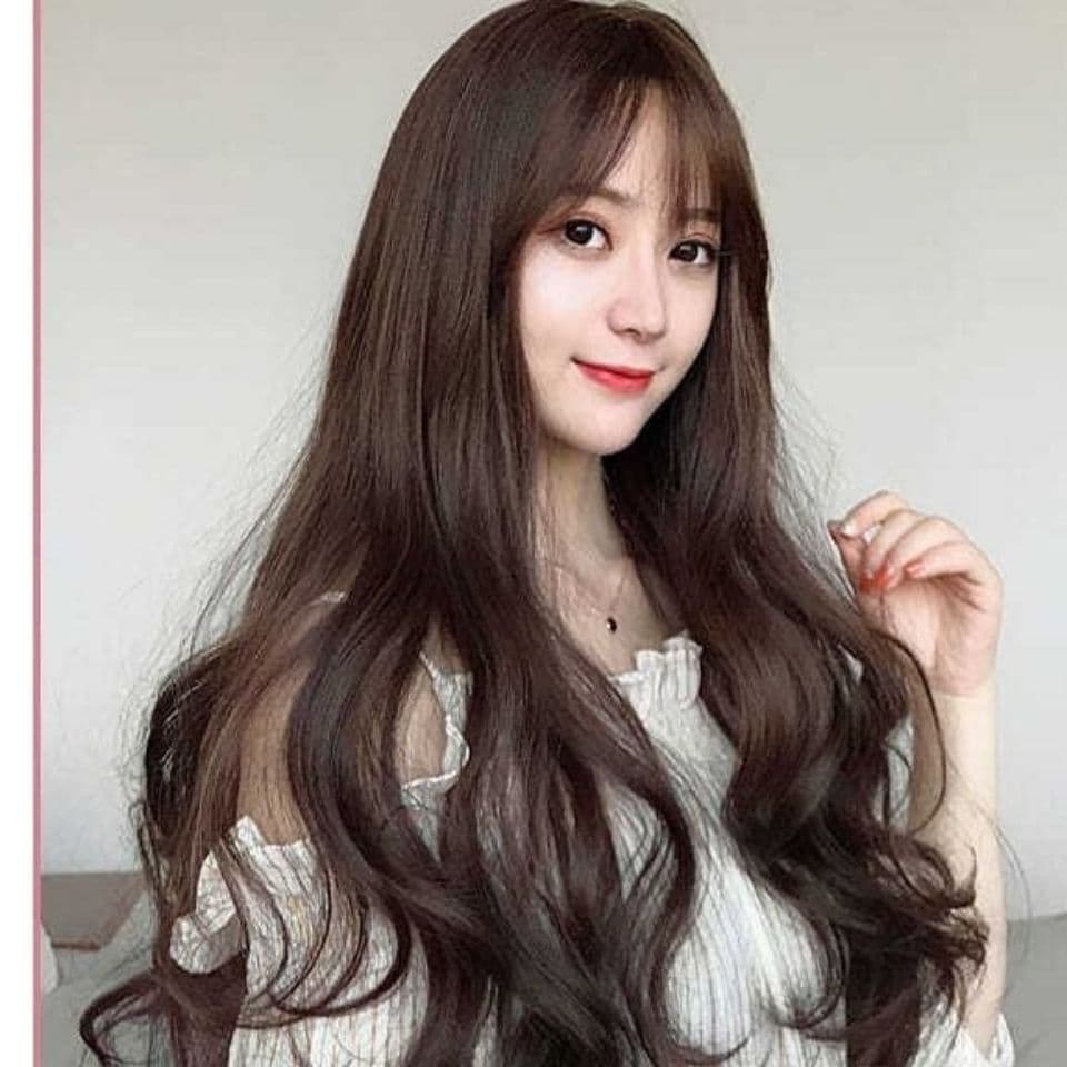 Peruca feminina cabelo longo encaracolado onda grande cabelo longo cabelo encaracolado cabeça cheia peruca de ar Natural