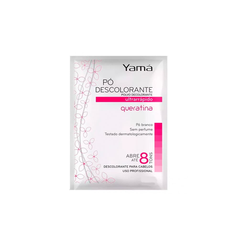 Pó Descolorante Ultrarrápido Queratina 20g Yamá