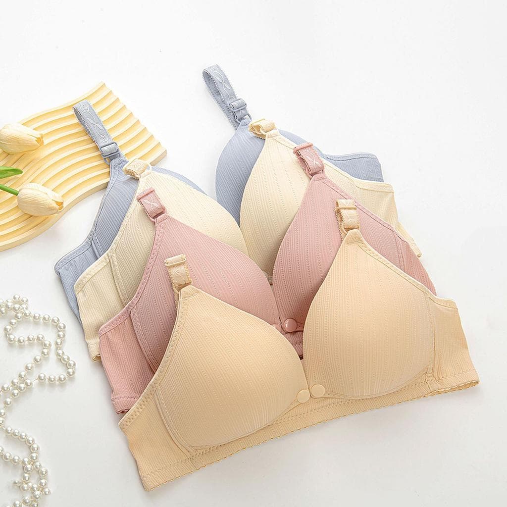 Pronto estoque Roupa íntima de enfermagem para maternidade feminina estilo fino reunindo grávida pós-natal amamentação f