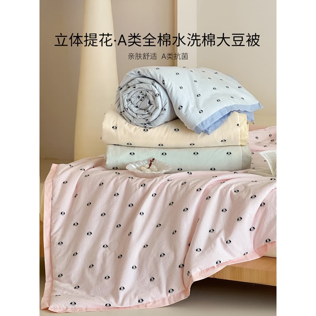 Verão algodão tridimensional Jacquard verão colcha conjunto de quatro peças verão fresco colcha lavável fibra de soja bo