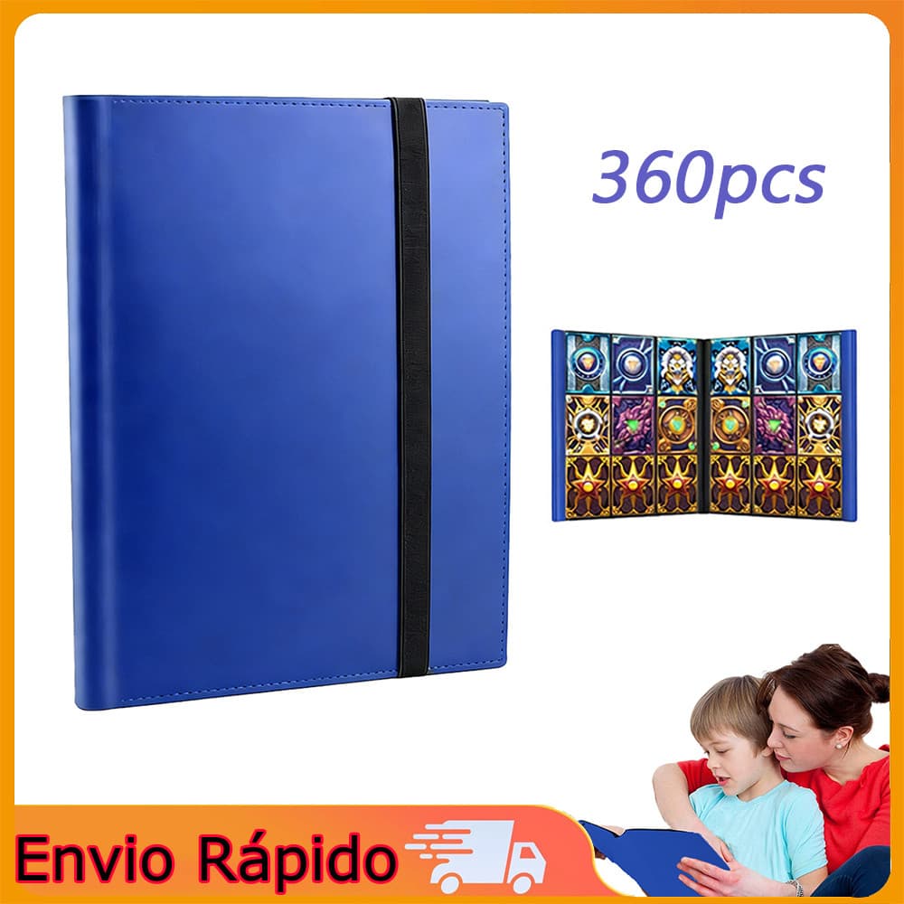 álbum para cartas de pokémon - porta-cartas com capacidade para 360 cartas