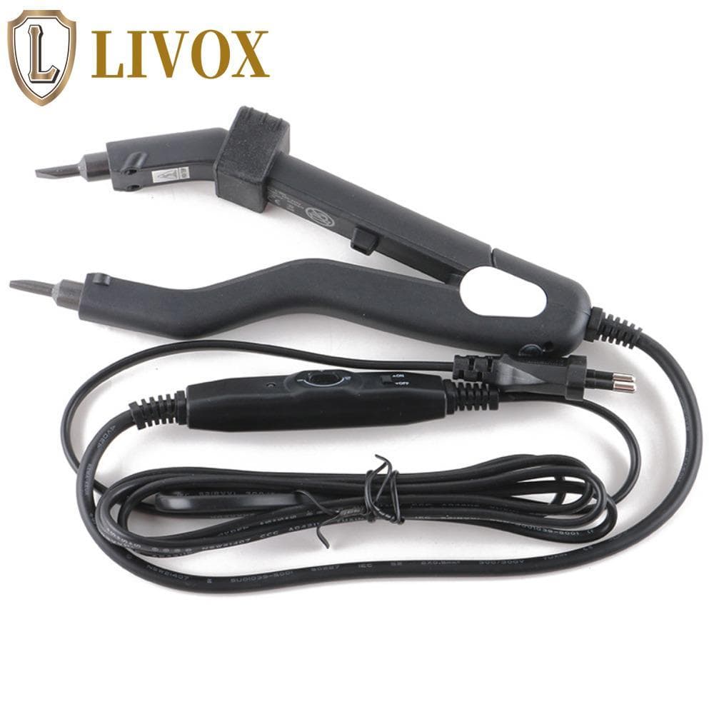 Ferro De Extensão De Cabelo LIVOX , Temperatura Ajustável Ue/Eua Plug Smart Mini Ponta De Aquecimento , Profissional