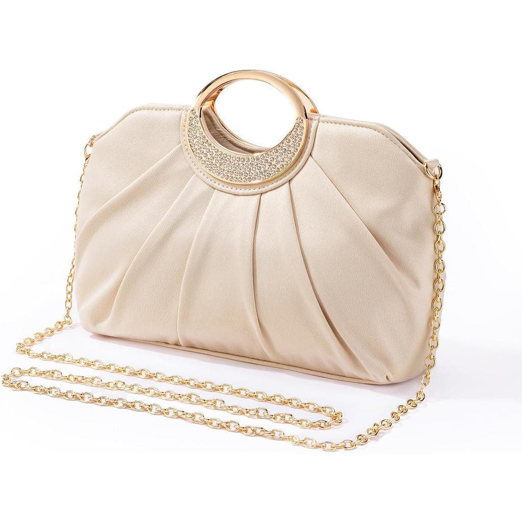 Bolsas de Mão para Mulheres, Bolsa de Tecido Plissado Macio, Elegantes para Festa, Baile de Formatura, Casamento