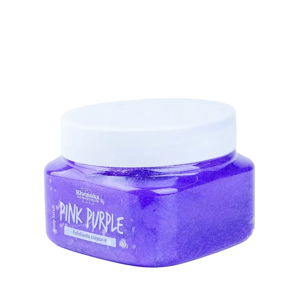 Esfoliante Body Scrub Pink Purple Rhenuks 300g Esfoliaçao e Hidrataçao