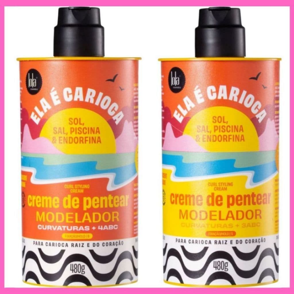 Ela é Carioca Creme De Pentear 3ABC - 480g Lola Cosmetics - Escolha o Seu