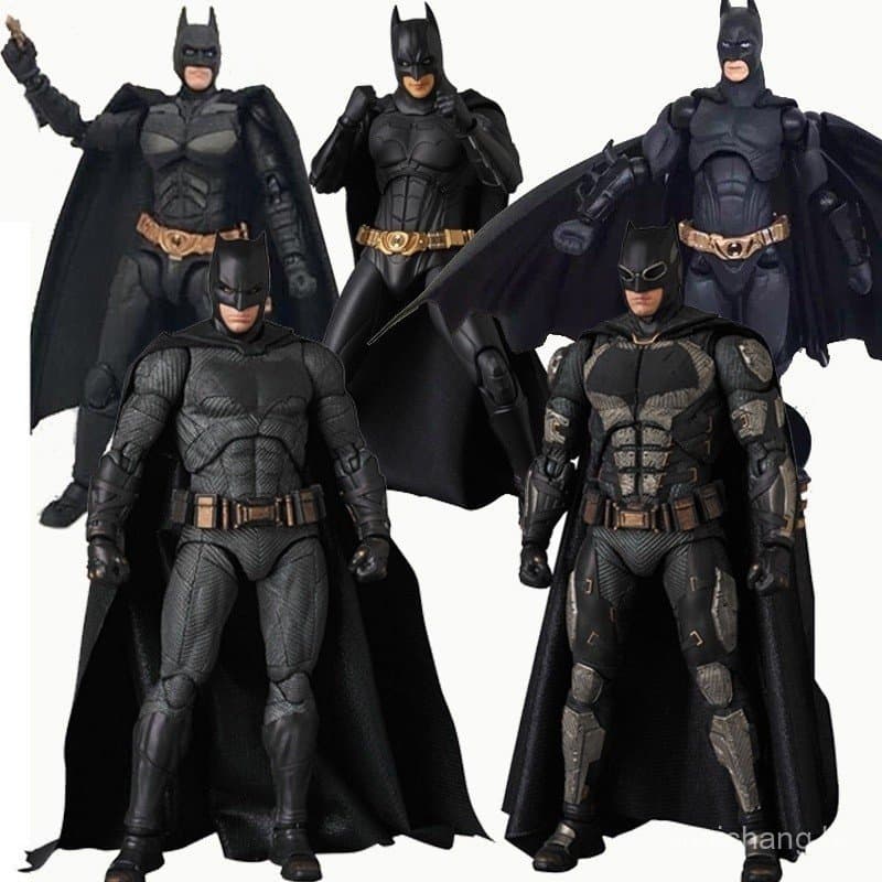 Liga Da Justiça SHF MAF Dark Batman REVOLTECH MAFEX O Cavaleiro Das Trevas Caixa Móvel Vestido Modelo Figura De Ação 1RD