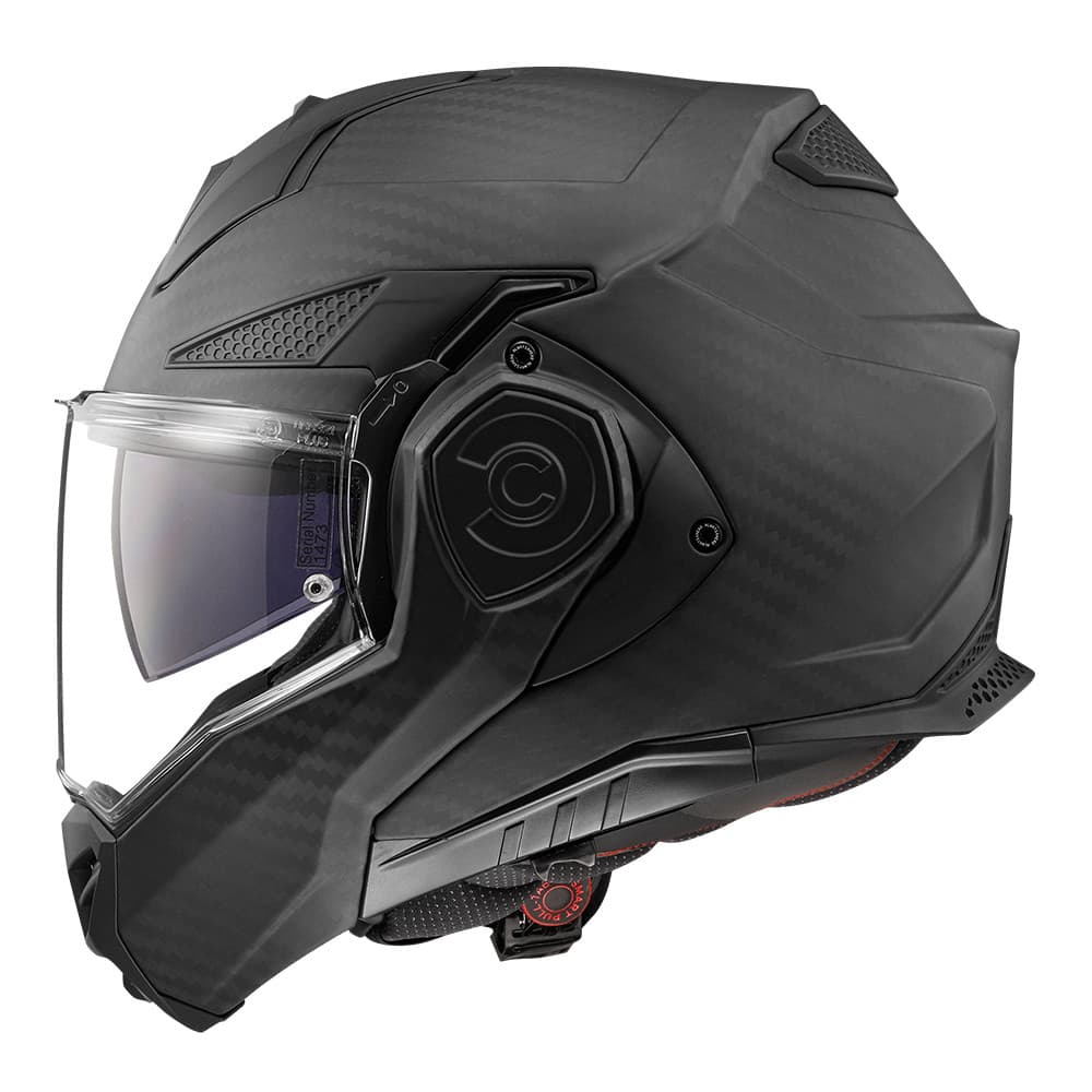 Capacete Ls2 Advant X Carbon Solid Preto Fosco
