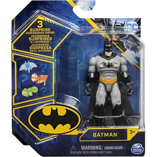 Boneco Batman 10 Cm Com Acessorios Dc Colecionável