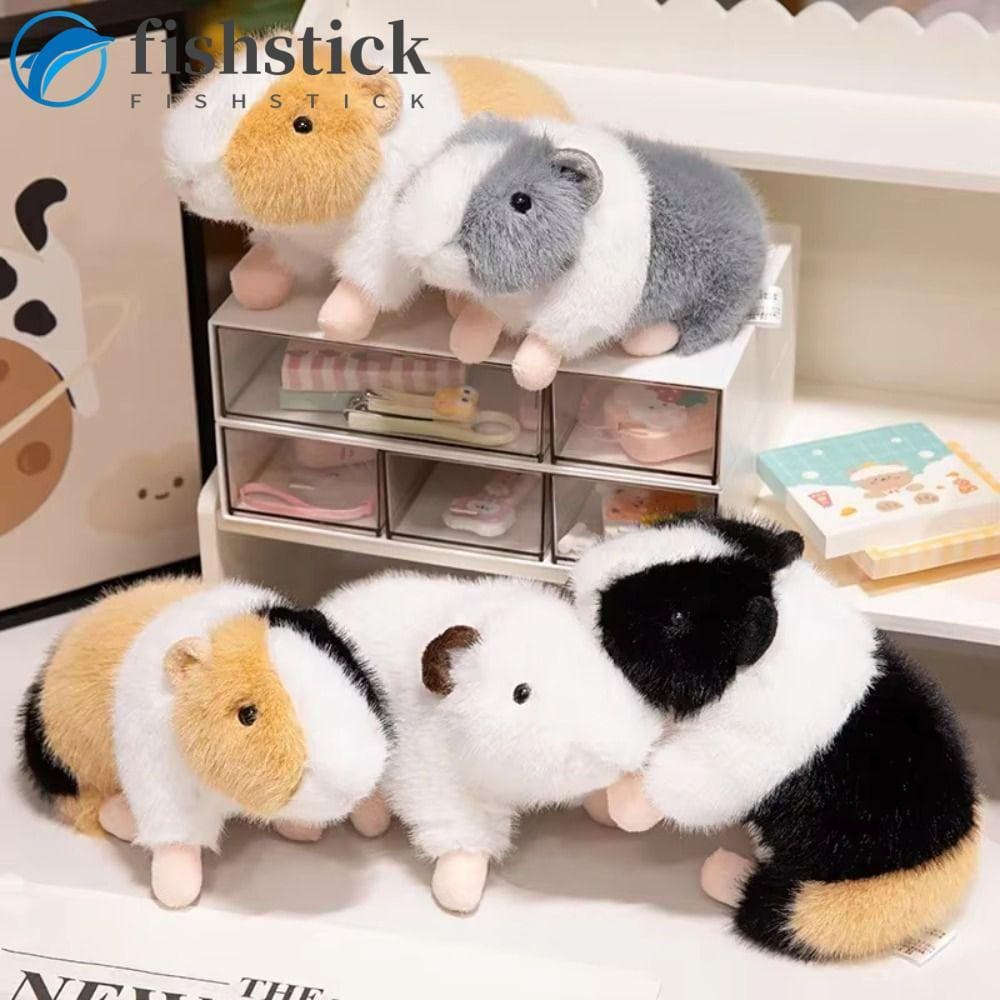 FISHSTICKA Mini Brinquedos De Pelúcia De Porco Holandês , Macios E Engraçados Cobaia , Travesseiro