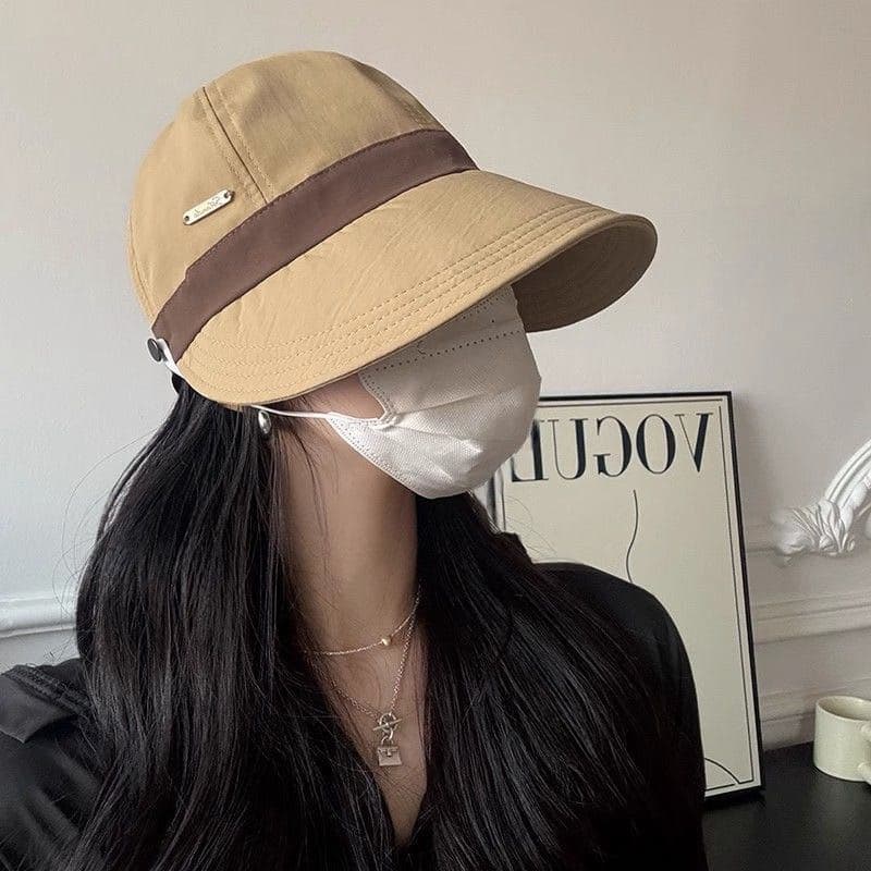 2025 novo estilo estilo japonês protetor solar chapéu feminino chapéu de sol verão leve balde chapéu pára-sol Anti-ultra
