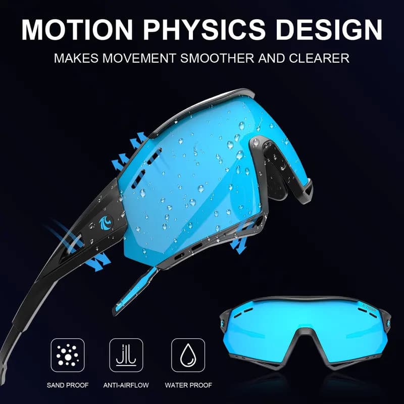 X-TIGER Novos Óculos De Ciclismo MTB Bicicleta Proteção Correndo Pesca Esportes Das Mulheres Dos Homens 5 Lente Polariza