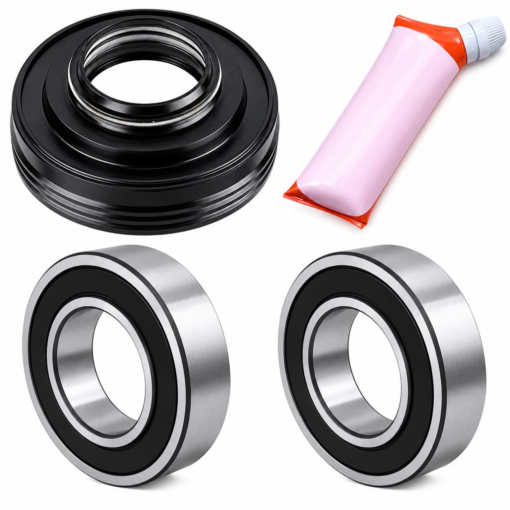 Kit Retentor 2 Rolamentos 6006 Compatível Ge 8-15kg Colormaq Lca Todas