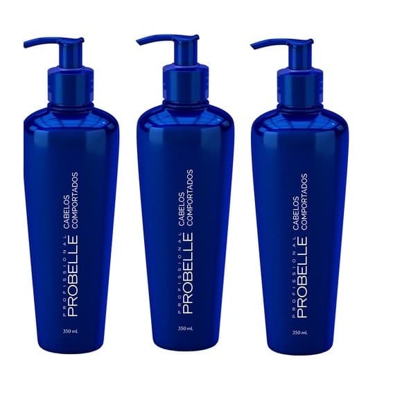 Kit 3 Leave In cabelos comportados 350ML - Probelle