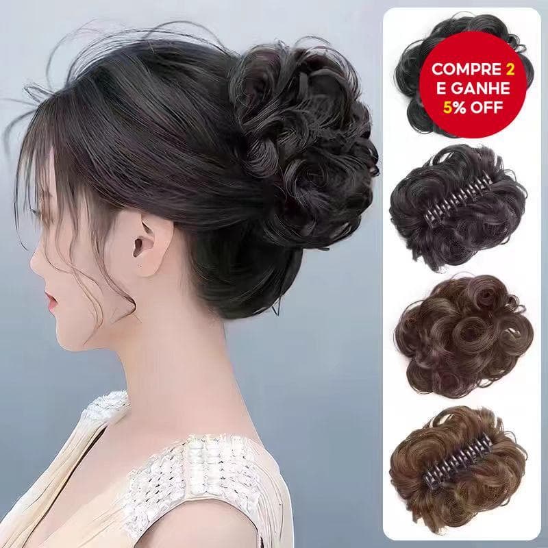 Pente de Cabelo Coreano - Acessório de Cabelo Invisível com Aparência Natural e Realista para Mulheres