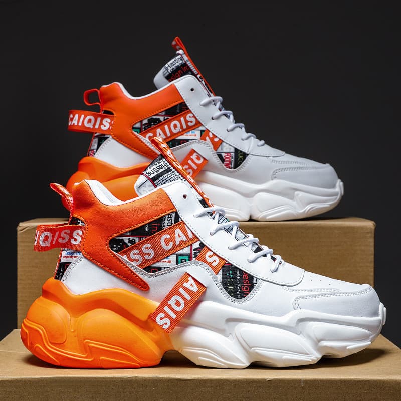 W inverno sapatos masculinos inverno estudantes do ensino médio basquete esportes tênis de corrida adolescentes casuais