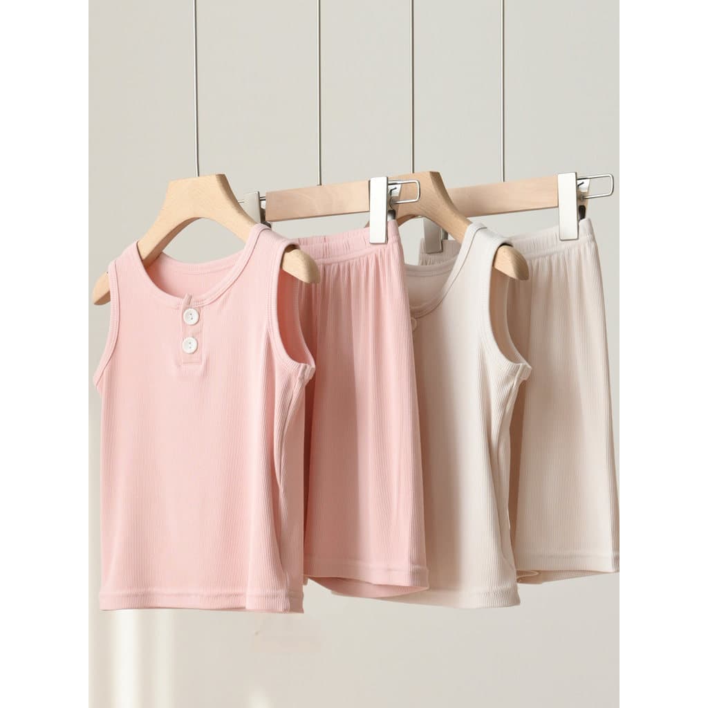 Classe especial A crianças Homewear terno meninos meninas pijamas finos calças 180 médio grande crianças estilo verão