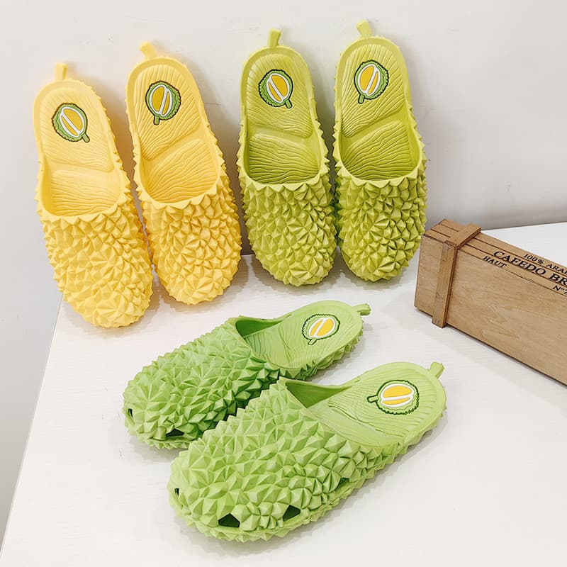 Vietnam influenciador Durian sapatos das mulheres dos homens sandálias adultas chinelos verão crianças engraçado antider
