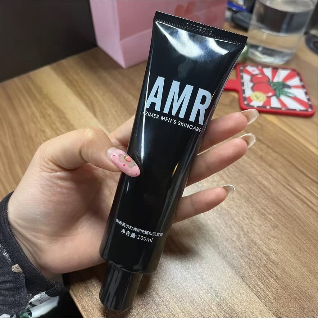 Amr amr azimeiro shampoo sem enxágue masculino controle de óleo absorção de óleo preguiçoso fofo shampoo sem enxágue