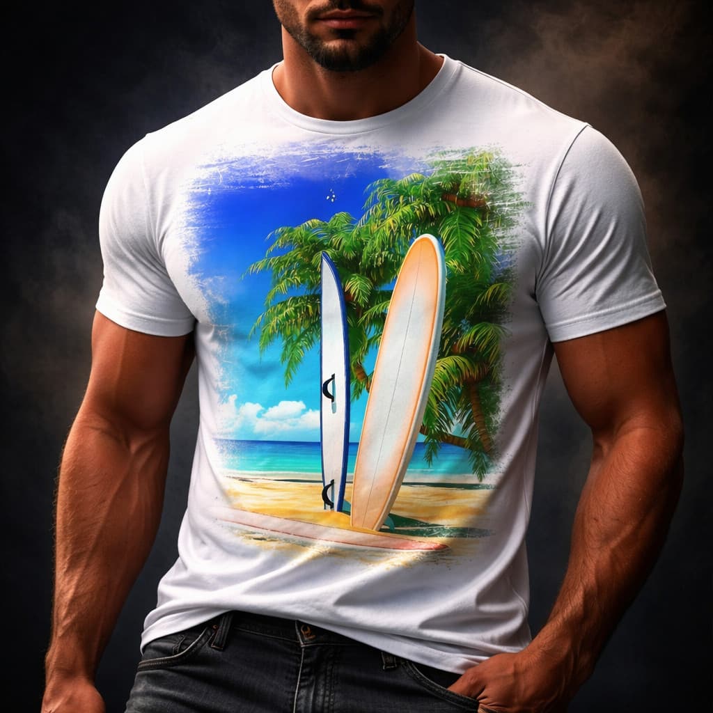 Camisa Camiseta Surf Surfista Praia Ondas Prancha Sol 6