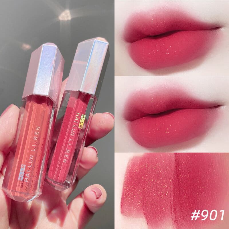 Helen Beauty Matte Velvet Lip Mud Lip Glaze Fácil de Colorir Matte Whitening Estudante Batom Barato Remessa Atacado